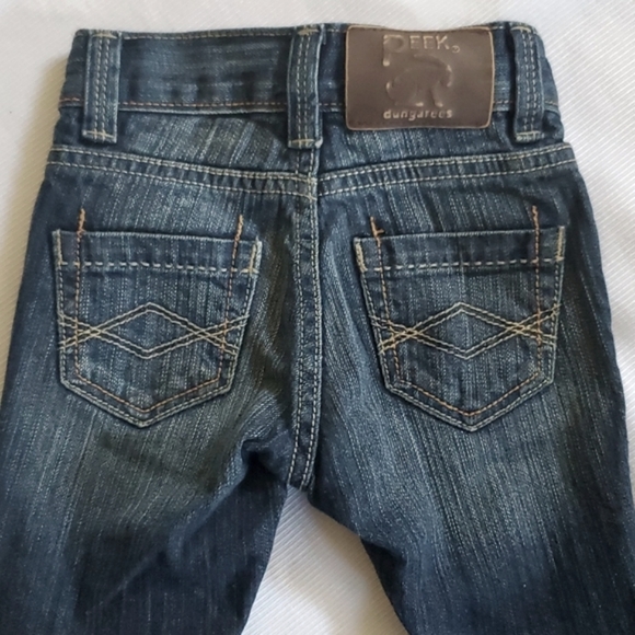 Peek Dungarees Denim Skinny Jeans Toddler Girl Size 2 - Picture 5 of 7